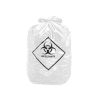 SACO PARA LIXO BRANCO INFECTANTE 60 LITROS PLASNORTE - FARDO COM 100 UN (0,4)